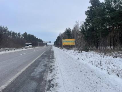 Билборд A в трассах Житомира, 6x3  Траса Житомир-Київ. Перед КПП Кочерів, напрямок з Житомира на Київ, ст.А фото 3