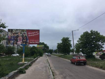 Билборд B в Коростышеве, 6x3  Коростишів в. Київська 103, центральна вулиця, напрямок з Києва на Житомир, напроти с/м "ФУРШЕТ",ст.Б фото 1