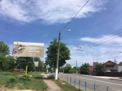 Билборд B в Житомире, 6x3  Житомир в.Чуднівська 120, поряд комплекс "Ситий лось", водоканал,Гідропарк, в'їзд в місто зі сторони Хмельницького, ст.Б фото 1