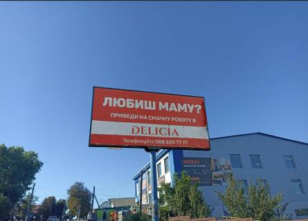 Билборд A в Радомышле, 6x3  Радомишль в.Русанівська 4, біля автостанції фото 1
