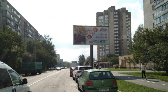 Билборд A в Виннице, 3х6  Ващука (колишня. Квятека) фото 1