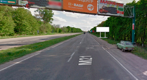 Билборд A в Стрижавке, 3х6  Київська траса, в'їзд у місто, арка фото 1