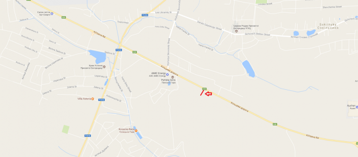 Білборд, Бігборд (Борд)  B у Сокільниках, 3x6  М-10 Західний обхід м. Львова схема