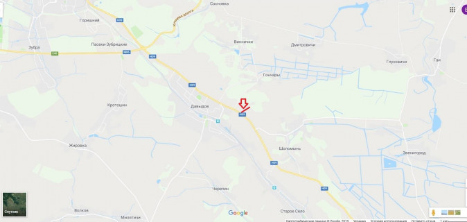 Билборд B в Давыдове, 3x6  Н-09 Мукачеве-Івано-Франківськ-Львів схема