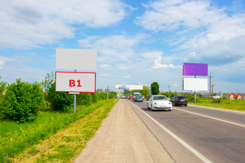 Билборд B в Сокольниках, 3x6  М-10 Західний обхід м. Львова фото 1