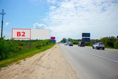 Billboard B in Lviv route, 3x6  M-10 Zahidnij obhid m. L'vova Photo 1
