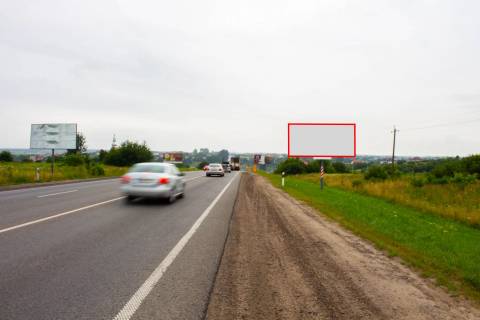 Білборд, Бігборд (Борд)  A у Зубрі, 3x6  М-06 Київ-Чоп Фото 1