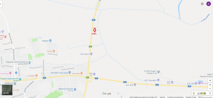 Билборд B в трасах Львова, 3х12  М-06 Київ-Чоп схема