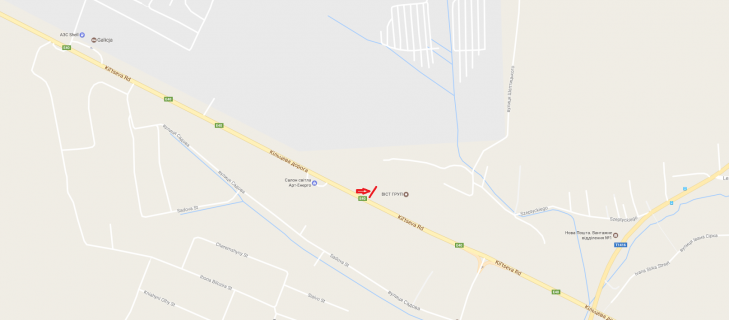 Билборд B в Сокольниках, 3x6  М-10 Західний обхід м. Львова схема