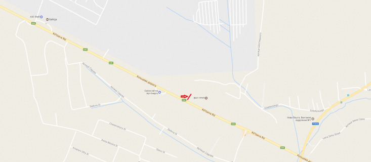 Билборд B в Сокольниках, 3x6  М-10 Західний обхід м. Львова схема