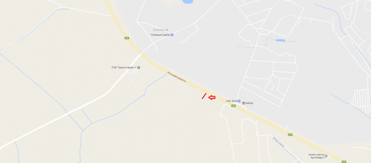 Билборд B в трасах Львова, 3x6  М-10 Західний обхід м. Львова схема