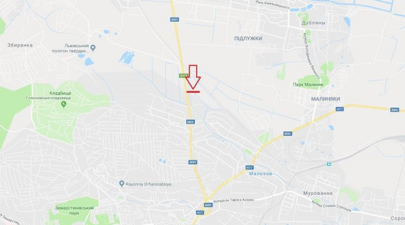 Билборд B в трасах Львова, 3x6  М-09 Тернопіль-Львів-Рава-Руська схема