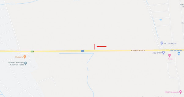 Билборд A в Пасеках-Зубрицких, 3x6  М-06 Київ-Чоп схема