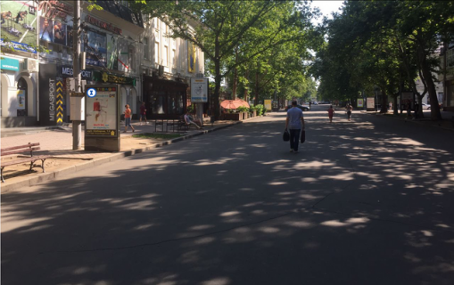 Брандмауэр B в Николаеве Соборна вул. (Радянська) , 8 - ТЦ Никольский Посад (между Павла Скоропадського вул. (Адмірала Макарова) и ул Шевченко) фото 1