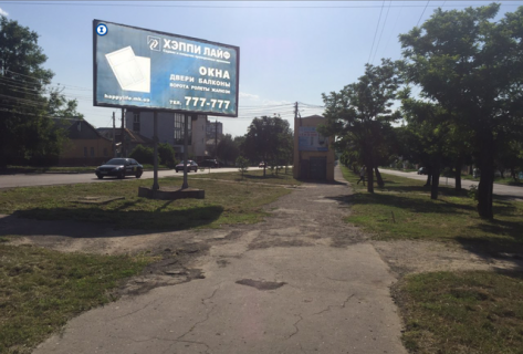 Facade Banners B in Mykolaiv ul Pogranicnaa, 103 - St.4-aa Slobodskaa (storona B) Photo 1
