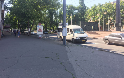 Билборд B в Николаеве Центральний просп. (Леніна просп.), 67А - Захисників Миколаєва вул. (Декабристів)  (по направлению к  ул Соборной) фото 1
