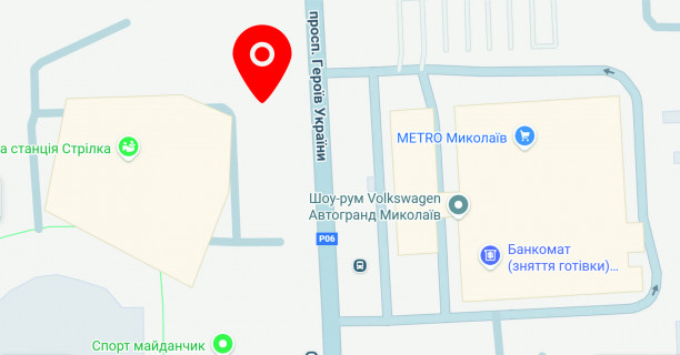 Билборд A в Николаеве, 3*6  пр. Героїв України 9 _ ТЦ Metro Cash & Carry_ конструкція № 1 (Сторона А) схема