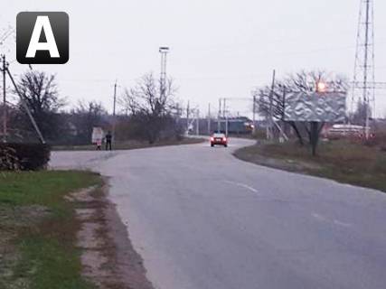 Білборд, Бігборд (Борд)  A у , , 3x6  пос. Дмитрівка, центральне перехрестя біля парку Фото 1