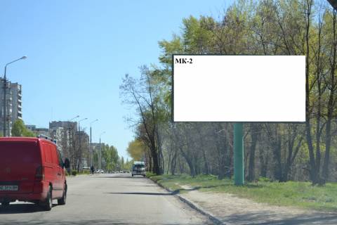 Билборд B в Каменское (Днепродзержинск), 3*6  пр. Металургов, Левый берег район рынка Кваки фото 1