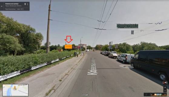 Билборд B в Луцке вул.Ковельська на перетині з вул.Набережна (м3) фото 1