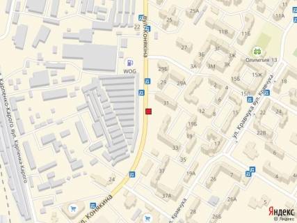 Billboard A in Lutsk, 3х6  st. Konakina, 31 (rajon avtostancii No1, pered Restoranom Kruaz, pered supermarketom ATB) scheme
