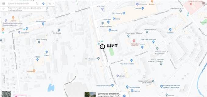 Билборд A в Луцке Карпенка Карого, 7А (№3) (розподільча смуга, район автоконцену Сафрон/Пежо) схема