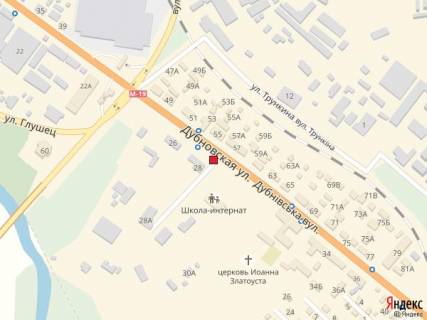 Билборд B в Луцке вул. Дубнівська 28 (вїзд в місто, біля зупинки Луцькводоканал, поруч військовий ліцей) схема