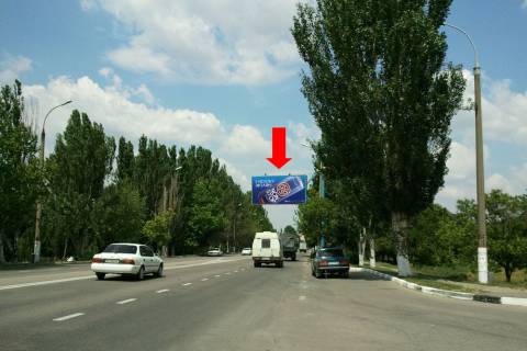 Билборд  в Херсоне, 3x6  Миколаївське шосе, біля АЗС "Укрнафта", з центру (флажок) фото 1