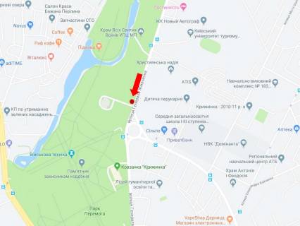 Билборд  в Киеве, 3x6  Жмаченка вул., 9, в сторону Броварського пр. схема
