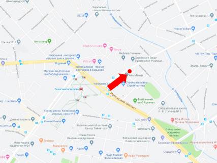 Билборд A в Харькове, 3x6  Тюрінська (Якіра) вул. - Сніжна вул. (Байкальська)., в сторону ринку "Барабашово" схема