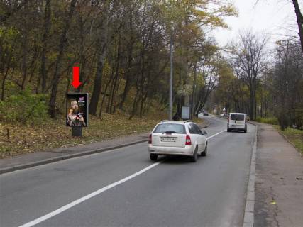 Citylight B in Kyiv, 1.8x1.2  Parkova doroga st., v rajoni "Zelenogo teatru", v bik Grusevs'kogo st., Evropejs'koi pl. Photo 1