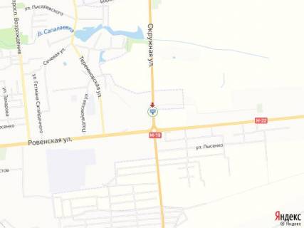Билборд A в Луцке Окружная ул., от Эпицентра, въезд в город схема