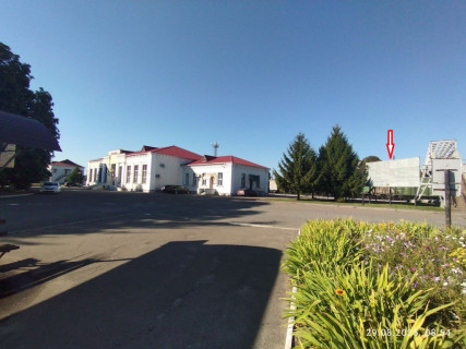 Билборд A в Ромнах, 3x6  Героїв Роменщини вул., 91, з правого боку від будівлі вокзалу фото 1