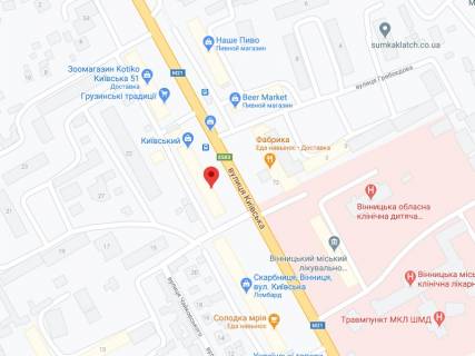 Видеоборд A в Виннице Київська вул., 49, аптека "Конекс", прайс за ролик 10 сек 1 вихід/5 хвилин, на двосторонньому екрані, від 144 виходів на день. Розрахунок для інших параметрів трансляції уточнюйте у менеджера. - 301289 схема
