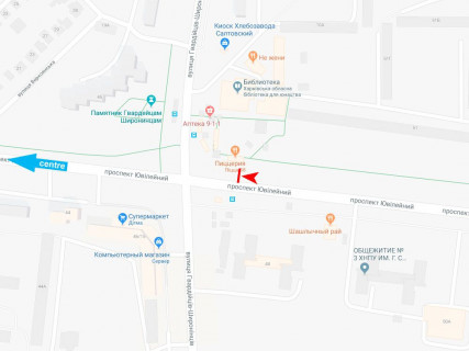 Ситилайт B в Харькове, 1.8x1.2  просп. Ювілейний (П'ятдесятиріччя ВЛКСМ )., 49/8, (2), зупинка "Гвардійців-Широнінців вул.", в центр схема