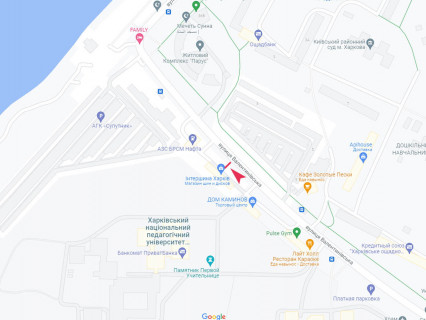 Білборд, Бігборд (Борд)  B у Харкові, 3x6  Валентинівська вул., 2а схема
