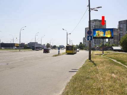 Билборд  в Киеве, 3x6  Корольова пр., 5, навпроти, супермаркет "Сільпо", в сторону вул. Симиренка фото 1