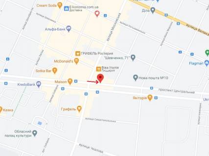 Ситилайт B в Николаеве Центральний просп. (Леніна просп.)., 82 схема