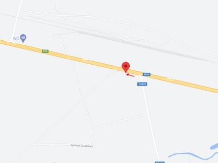 Билборд B в Новоолександрівці, 3x6  Траса М-30, Дніпро-Павлоград, поворот до с. Новоолександрівське, до м. Дніпро схема