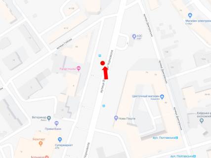 Бэклайт  в Киеве, 2.3x3.14  Чорновола вул., 8, в сторону вул. Січових Стрільців (колишня. вул. Артема) схема