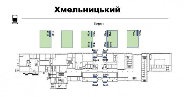 Нестандарт A в Хмельницком, 1x2  Проскурівська вул., 92, центральний прохід, (1) схема