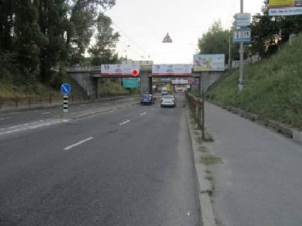 Билборд B в Киеве Федорова вул., залізничний міст, в сторону Протасового Яру вул. Монтаж + демонтаж оплачується окремо, вартість робіт дорівнює вартості доп. зміни сюжету фото 1