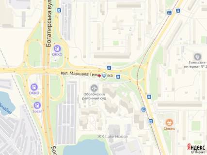 Prismatron, Prism A in Kyiv Timosenko st., 2k, v storonu st.m. "Obolon'" - 236139 scheme