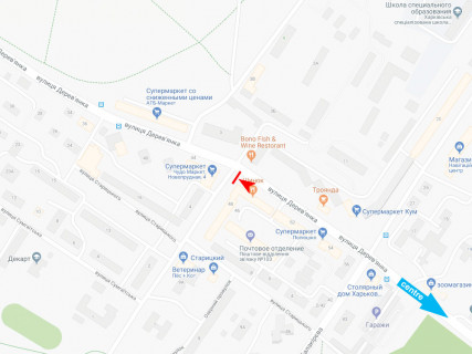 Prismatron, Prism B in Kharkiv, 3x6  Дерев'янка вул., 48 - Алтуняна (кол. Новопрудна) вул, з центру - 667296 scheme