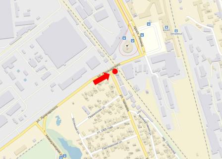Призма  в Запорожье, 3x6  Привокзальна вул. (кол. Луначарського вул.) / Ласточкіна вул. (кол. Чапаєва вул.), біля супермаркету "Ельдорадо", в бік Соборного пр. (кол. Леніна пр.), з/д вокзалу - 411486 схема
