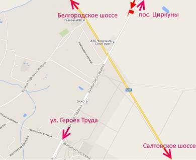 Билборд A в Циркунах, 3x6  Сердюка вул. - кільцева дорога, (7), в'їзд в місто, з боку с. Циркуни схема