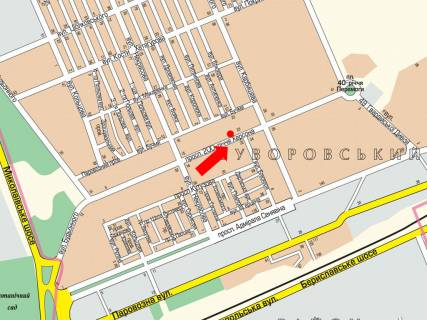 Билборд B в Херсоне, 3x6  200-річчя Херсону пр. / Вишнева ввул. (кол. Блюхера вул.), з центру схема