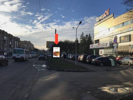 Ситилайт  в Житомире, 1.8x1.2  Київська вул. - вул. Східна, біля ТРЦ "Ярмарок", McDonald's, в центр фото 1