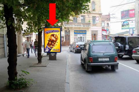 Ситилайт A в Львове, 1.8x1.2  Січових Стрільців вул. / Гнатюка вул., ТЦ "Еліт" фото 1