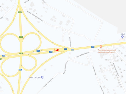 Беклайт B у Харкові, 3x6  Полтавський Шлях вул., з центру схема